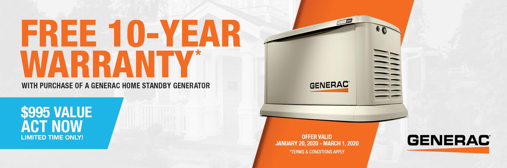 Homestandby Generator Deal | Warranty Offer | Generac Dealer | Lake Huntington, NY